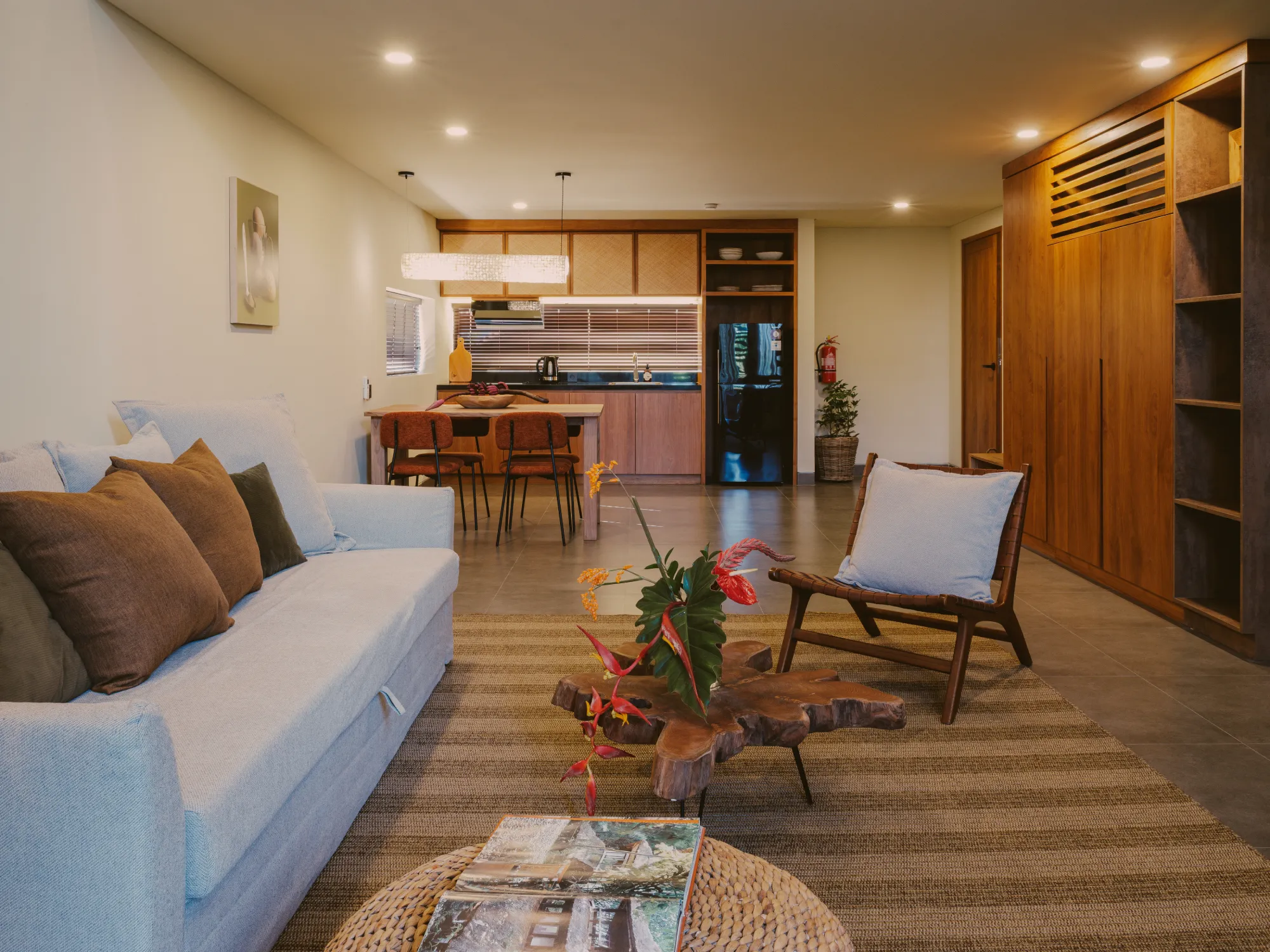 Interior architectural perspective of the premium duplex mezzanine layout